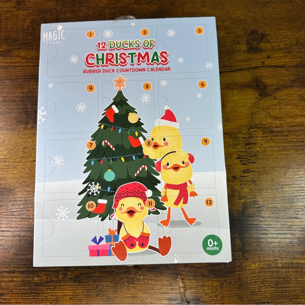 Magic Years‎ 12 Ducks of Christmas Rubber Duck Advent Calendar Countdown Toy